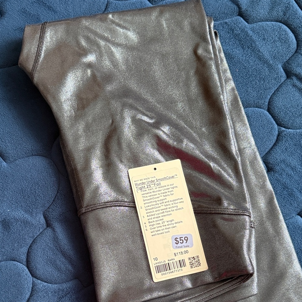 Lululemon Wunder Under SmoothCover Tight 25” Foil